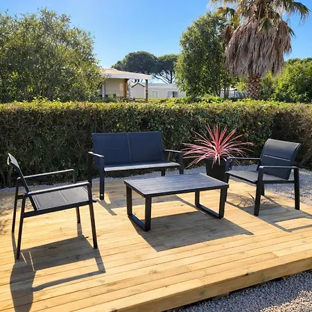 Dağ evi Mobil-home 6 Pers Neuf,3 Chambres, Clim, Terrasse & Piscines